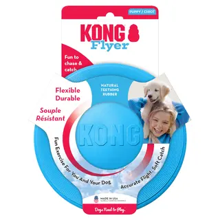 KONG Puppy Flyer - Rozmiar S: ok. Ø 18 x wys. 2 cm