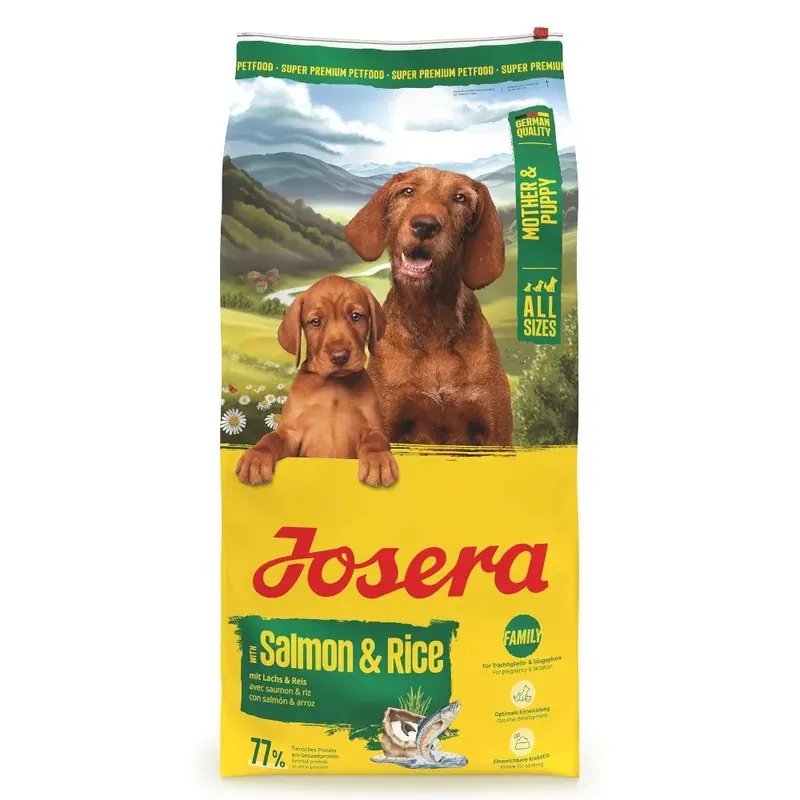 JOSERA Mother & Puppy Salmon & Rice - sucha karma dla psa - 12,5kg
