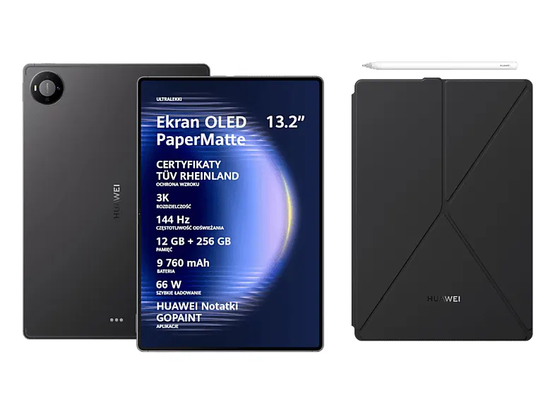 Tablet HUAWEI MatePad Pro Max 13.2 Wi-Fi 12GB 256GB Szary + etui rysik