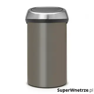 BRABANTIA - Kosz Touch Bin 60 l - platynowy