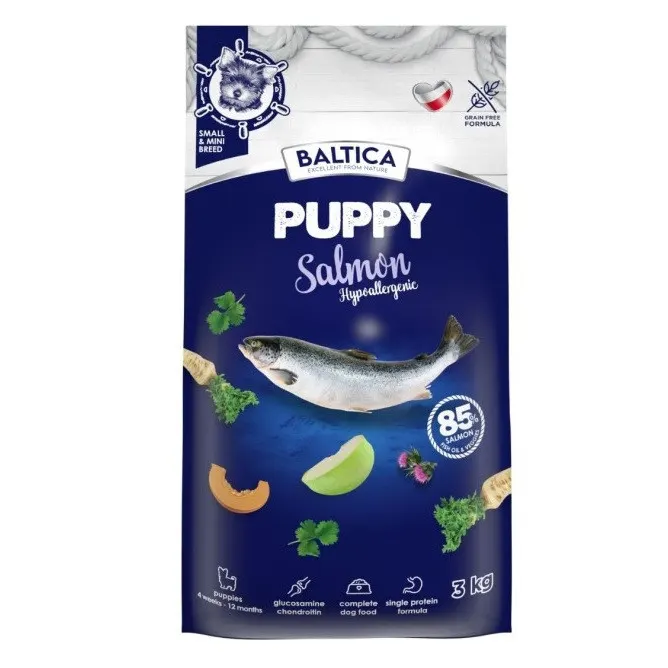 BALTICA Excellent Puppy Salmon Hypoallergenic XS/S - sucha karma dla psa - 3kg