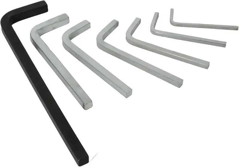 ZESTAW 7 KLUCZY SZEŚCIOKĄTNYCH L 3-10MM CHROME VANADIUM