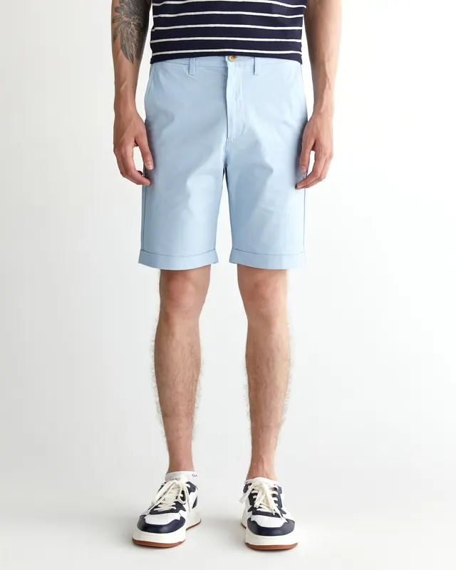 Gant Szorty Męskie Slim Fit Niebieskie