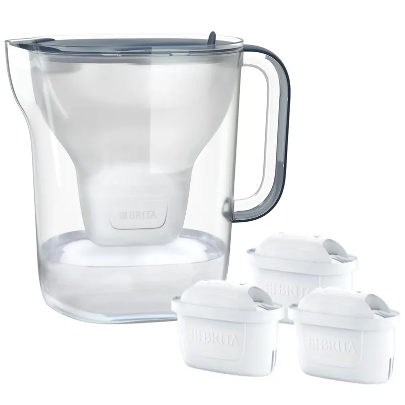 Dzbanek filtrujący Brita Style Essential XL Szaroniebieski + 3 wkłady Maxtra Pro Pure Performance