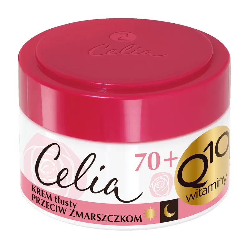 Celia Q10 przeciwzmarszczkowy krem tłusty 70+ z kolagenem na dzień i noc 50 ml