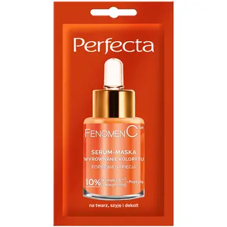 Perfecta Fenomen CTH serum-maska do twarzy z 10% kompleksem CTH, witaminą C, niacynamidem, kwasem traneksamowym i peptydami 8 ml