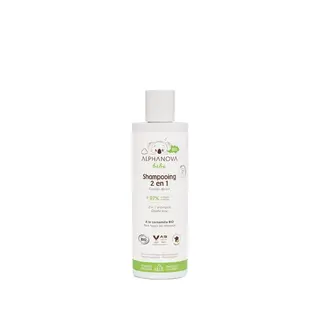 Alphanova Bebe Bio, Delikatny Szampon 2 w 1 dla niemowląt, 200ml