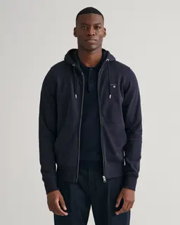 Gant Bluza Męska Z Kapturem Regular Fit Granatowa