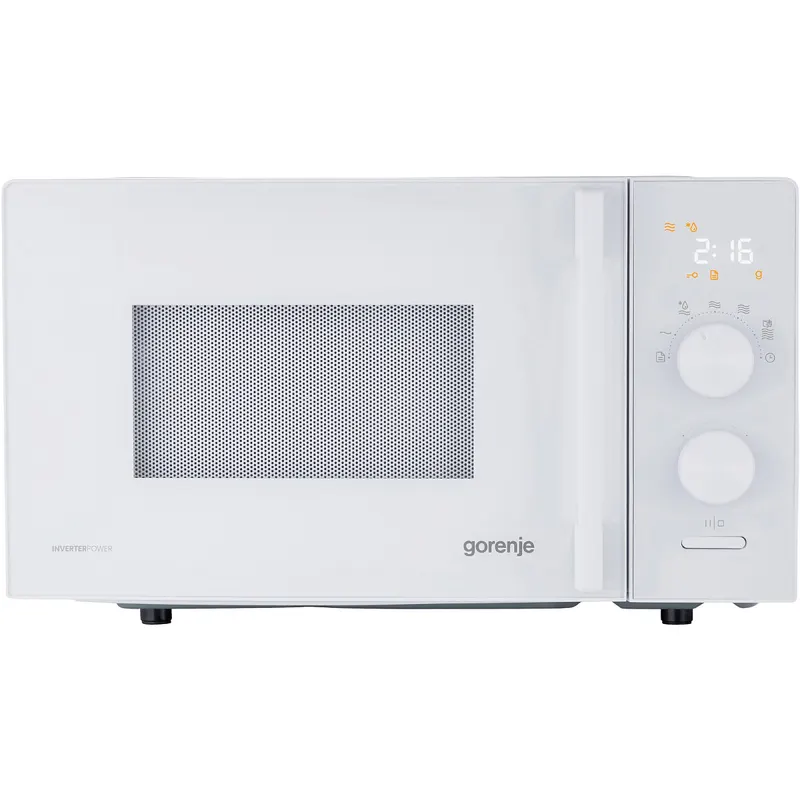 Kuchenka mikrofalowa Gorenje MO20AE1W5 800W AquaClean Timer 20l Biała