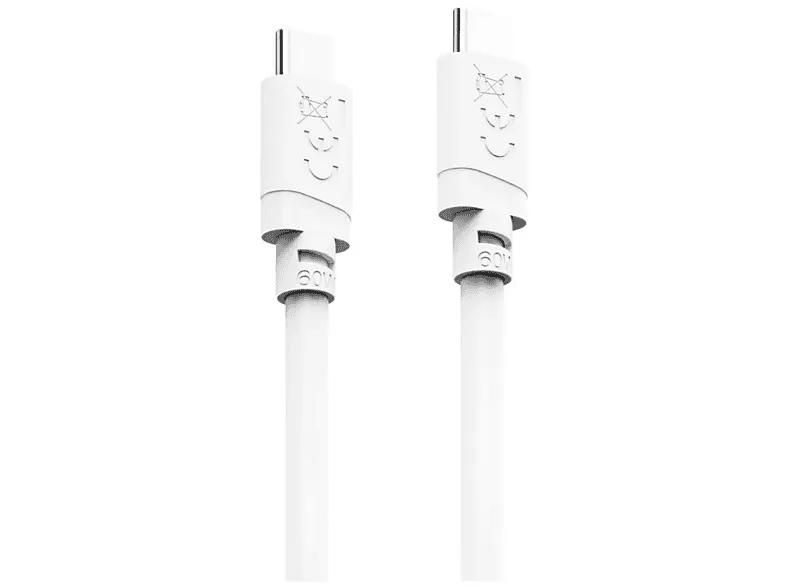Kabel USB-C HAMA 60W 2m Biały