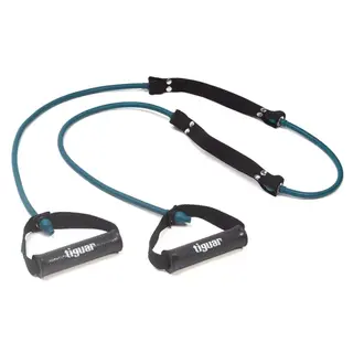 Guma fitness tubing double tube Tiguar 2.0 - morski