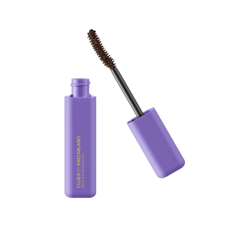 Club K By Kiko Milano Wow & Now Mascara Kolorowy Tusz do Rzęs Dodający Objętości Wydłużająco-Podkręcający 04 Thats Deep 8ml