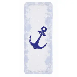 Kleine wolke anchor mata bezpieczeństwa do wanny niebieski 36x 92 cm