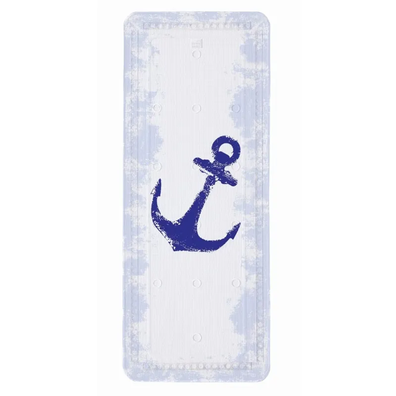 Kleine wolke anchor mata bezpieczeństwa do wanny niebieski 36x 92 cm