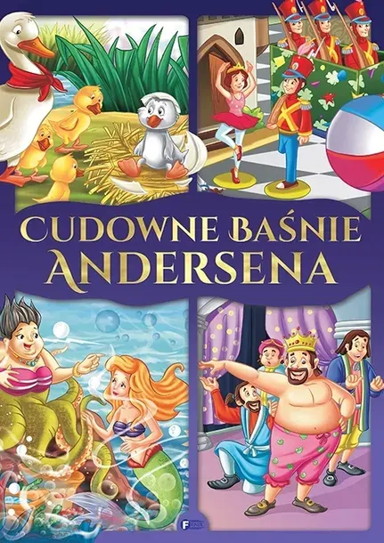 CUDOWNE BAŚNIE ANDERSENA dla dzieci piękne wydanie kolorowe ilustracje duże