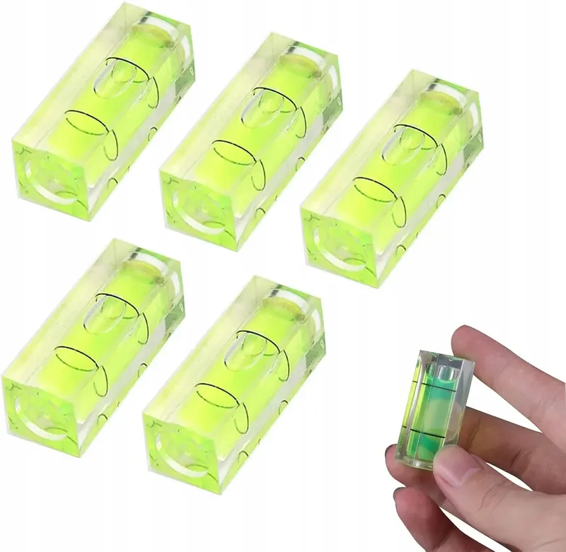 MINI POZIOMICA BĄBELKOWA KWADRATOWA 10X10MM ZESTAW 5 SZT