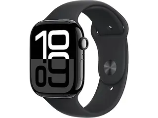 Smartwatch APPLE Watch Series 10 GPS + Cellular Koperta 46mm z aluminium w kolorze onyksu paskiem sportowym M/L czarnym MWY43ET/A