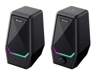 Głośniki komputerowe TRACER 2.0 Loop 2 RGB USB Czarny