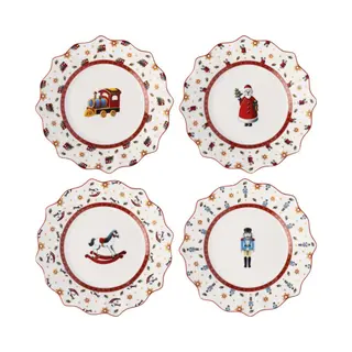 Villeroy & Boch Toy's Delight Anniversary Edition zestaw 4 talerzy, 24 cm
