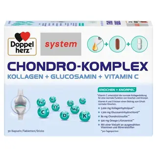 Doppelherz® system Chondro-Complex, kolagen + glukozamina + witamina C
