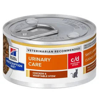 HILL'S Prescription Diet Feline c/d Urinary Stress Stews - mokra karma dla kota - 82 g