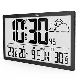 GreenBlue Zegar ścienny LCD wielofunkcyjny GB218