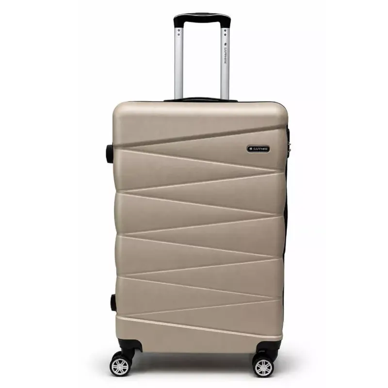 Walizka na kółkach Sapphire ST-2240 złota - duża L DUO