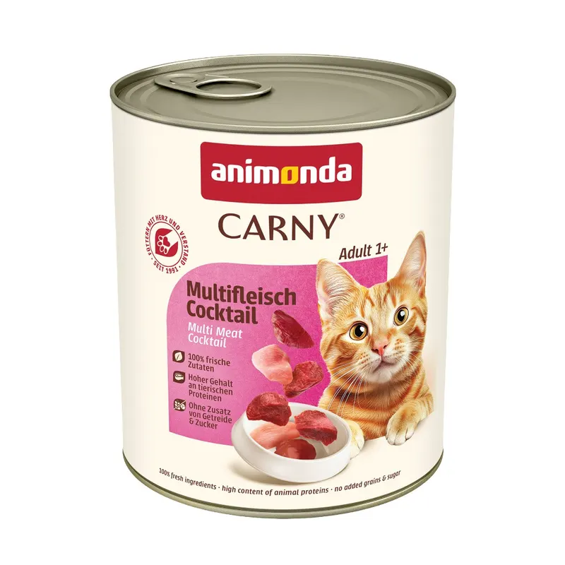 ANIMONDA Carny Koktajl mięsny - mokra karma dla kota - 800g