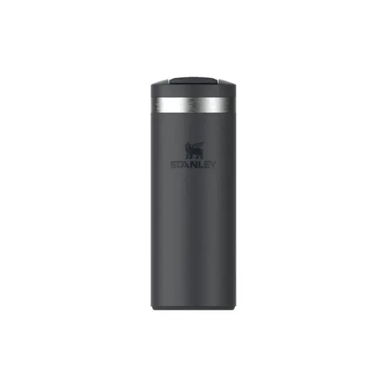 Kubek termiczny Stanley Transit Fliptop Black – 350 ml, czarny