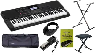 CASIO CT-X700 KEYBOARD KLAWISZ DO NAUKI + NUTY FULL ZESTAW