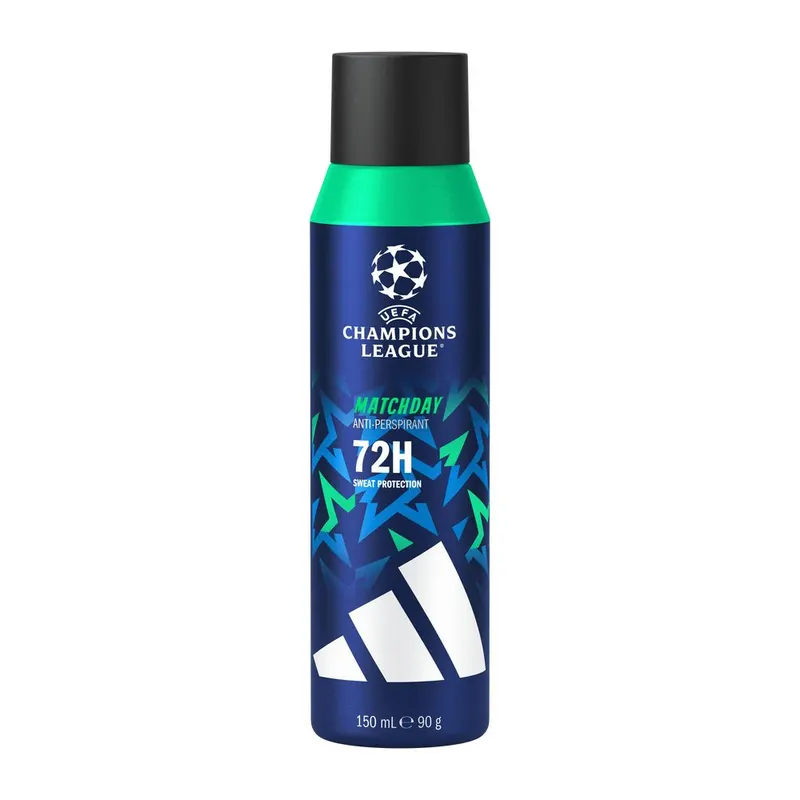 ADIDAS UEFA Champions League Matchday Antyperspirant w Sprayu dla Mężczyzn 72h 150ml