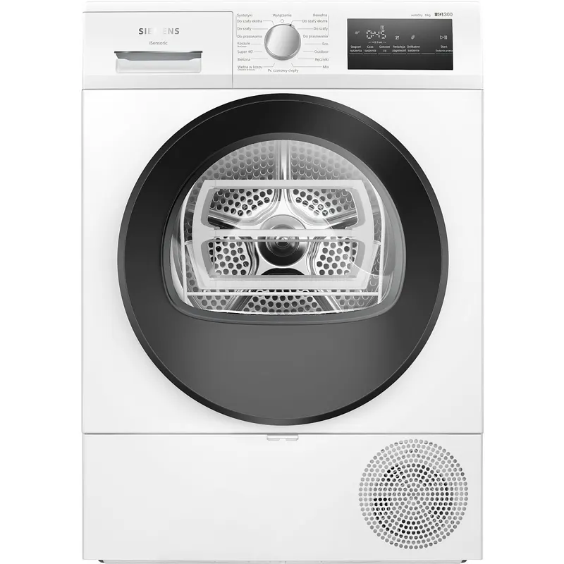 Suszarka Siemens iQ300 WT45HV99PL 8kg Pompa ciepła autoDry