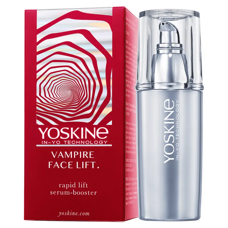 Yoskine Vampire Face Lift serum-booster z efektem natychmiastowego liftingu z Dragon’s Blood, niacynamidem, diamentowymi peptydami i gliceryną 30 ml