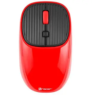 Tracer Mysz bezprzewodowa WAVE RF 2.4 Ghz czerwona