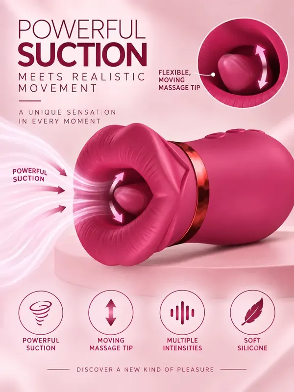Kiss Me Deluxe Clitoral Suction Stimulator