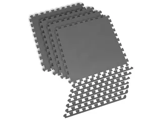 Mata puzzle pod sprzęt SPOKEY Scrab Szary