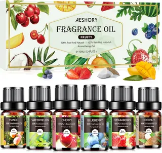 Olejek zapachowy do dyfuzora 6 owocowych zapachów 6x10 ml