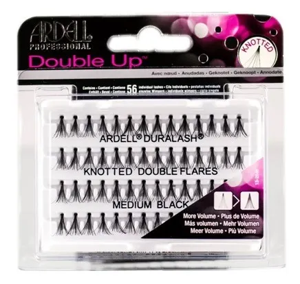 ARDELL Double Up Zestaw Węzełkowych Kępek Rzęs Medium