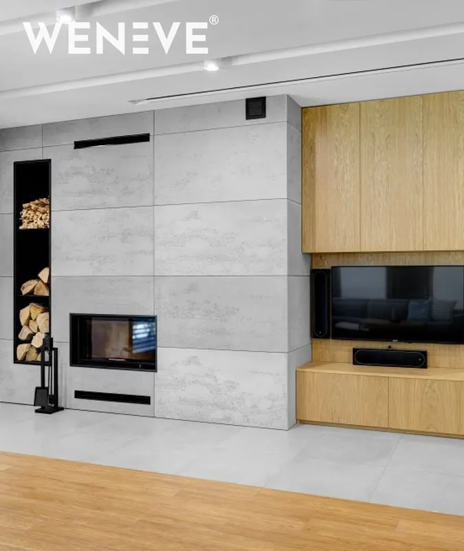 60x60 cm VT - (S50 Mglista szarość) - płyta beton architektoniczny