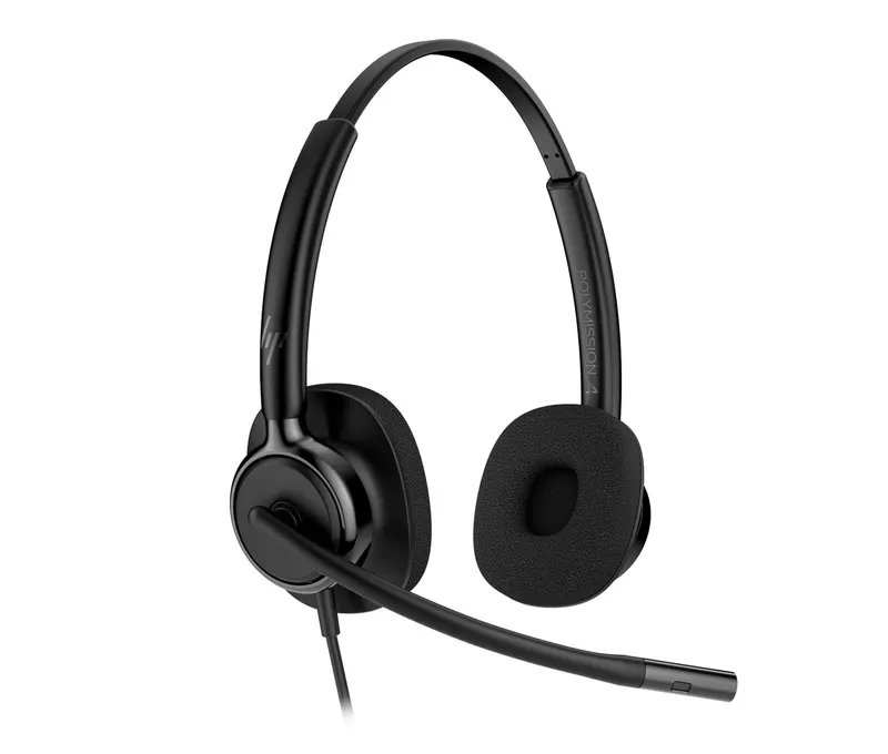 HP Poly Mission 425 Classic – przewodowy zestaw słuchawkowy USB stereo