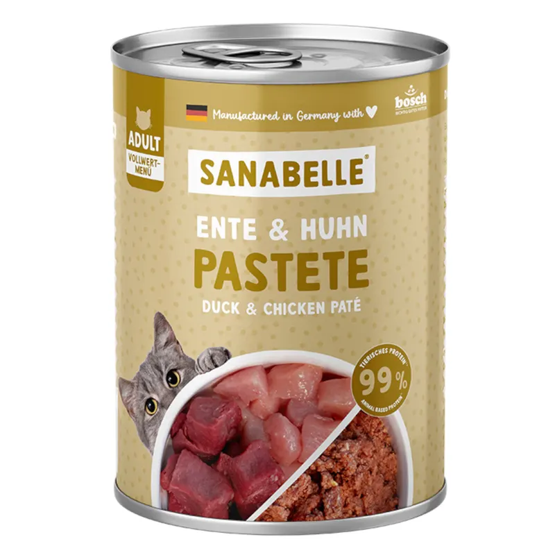 Sanabelle All Meat, 6 x 400 g - Kaczka i kurczak