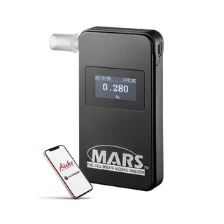 Alcovisor Alkomat elektrochemiczny MARS Bluetooth czarny