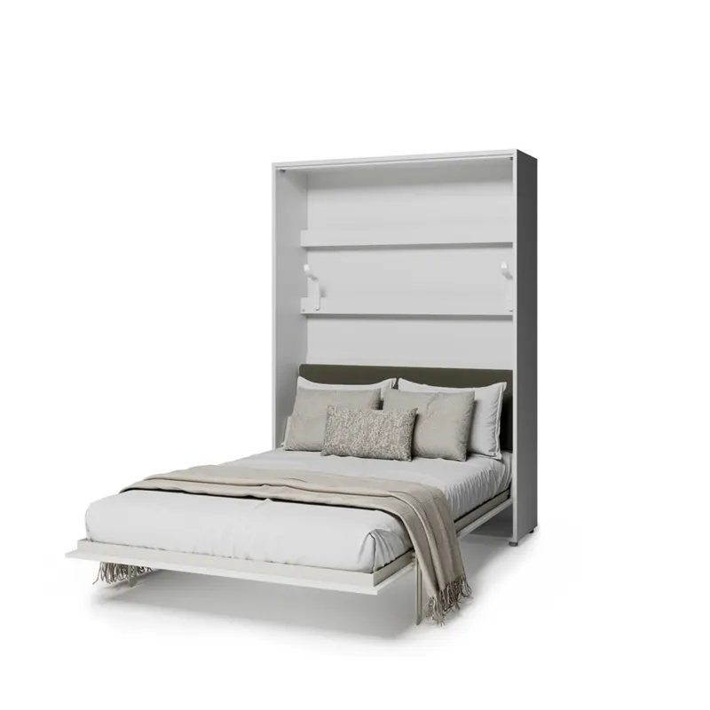 Półkotapczan pionowy elektryczny BC-36 Bed Concept 140x200 cm Rozmiar łóżka - 140x200 cm | Kolor - Biały połysk | Kolor zagłówka - Zielony komfort bez wysiłku | inteligentna technologia