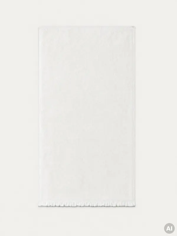 Ręcznik SANTO z ozdobnym pistacjowym haftem 70x130 cm