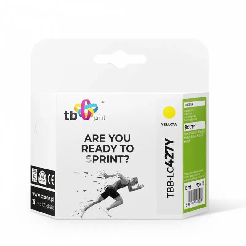 TB Print Tusz do Brother MFC-J5955DW TBB-LC427Y 100% nowy żółty