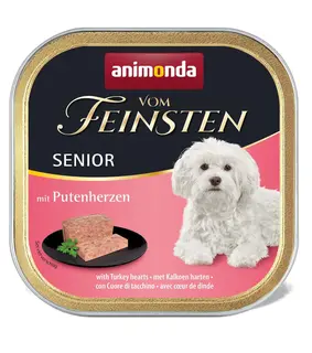 ANIMONDA Vom Feinsten Senior Classic serca indycze - mokra karma dla psa - 150 g