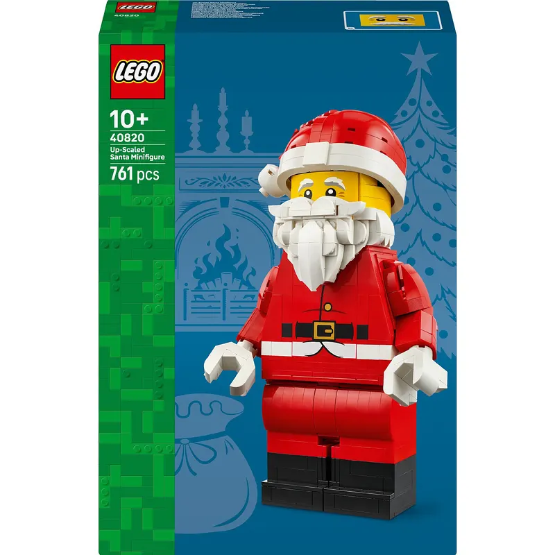 Klocki LEGO Iconic Powiększona minifigurka Świętego Mikołaja 40820