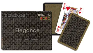 Karty international Elegance, Piatnik, 2 talie
