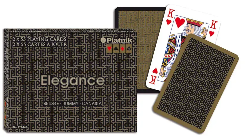 Karty international Elegance, Piatnik, 2 talie