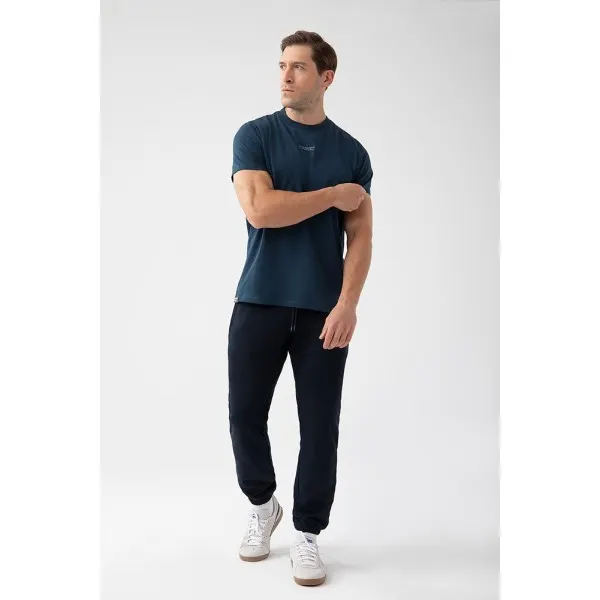 Granatowy T-shirt męski TW BASIC TSHIRT 182 M NAVY - XXXL